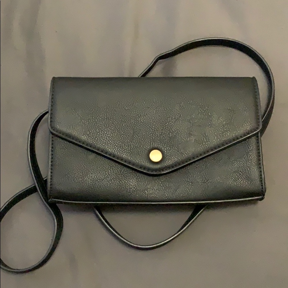 Black leather belt bag 🖤